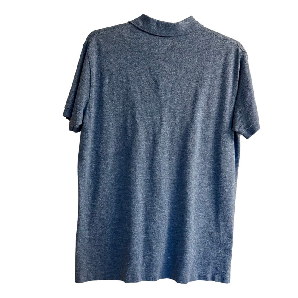 Ralph Lauren Polo Shirt Mens L Blue Classic Fit Pony Logo Cotton Short Sleeve - Picture 5 of 10